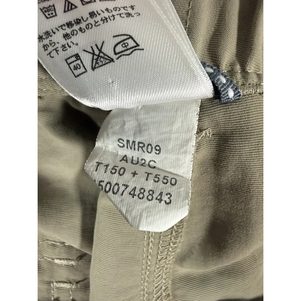 The North Face Shorts Men's Large Tan Paramount Peak Nylon Belted Cargo Hiking